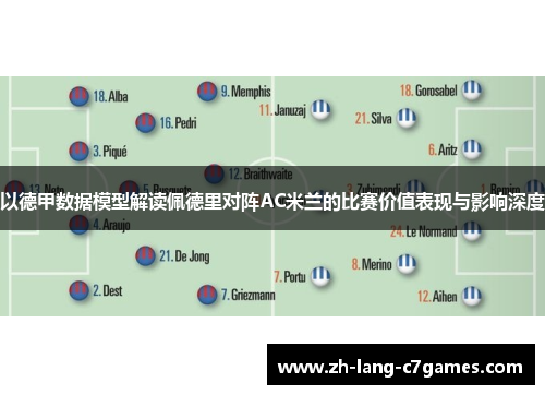 以德甲数据模型解读佩德里对阵AC米兰的比赛价值表现与影响深度